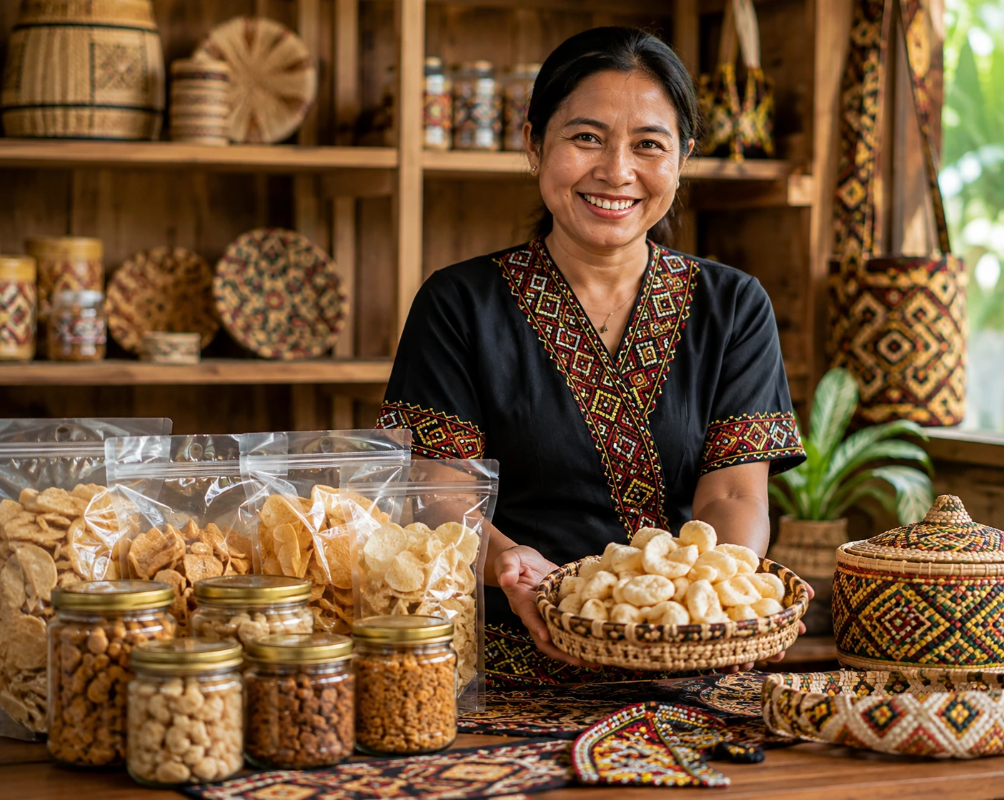 Pelaku UMKM Kalimantan Utara dengan produk lokal